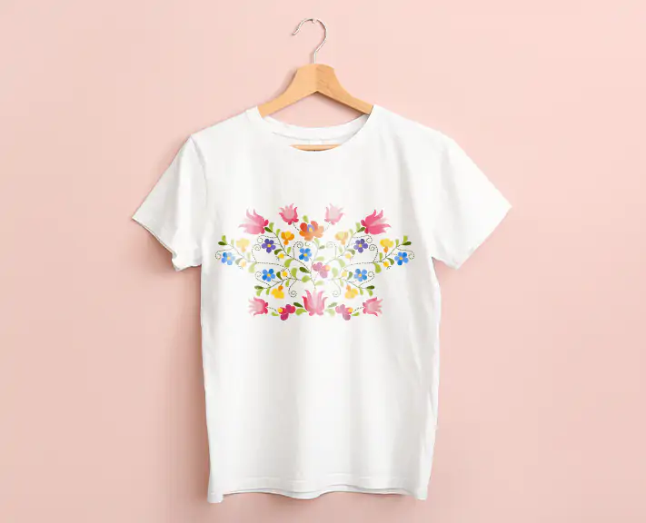 Embroidered t-shirt bangalore