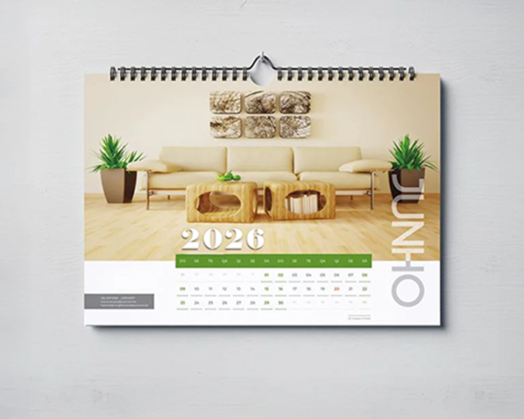 Personalized Desk Calendar 2026