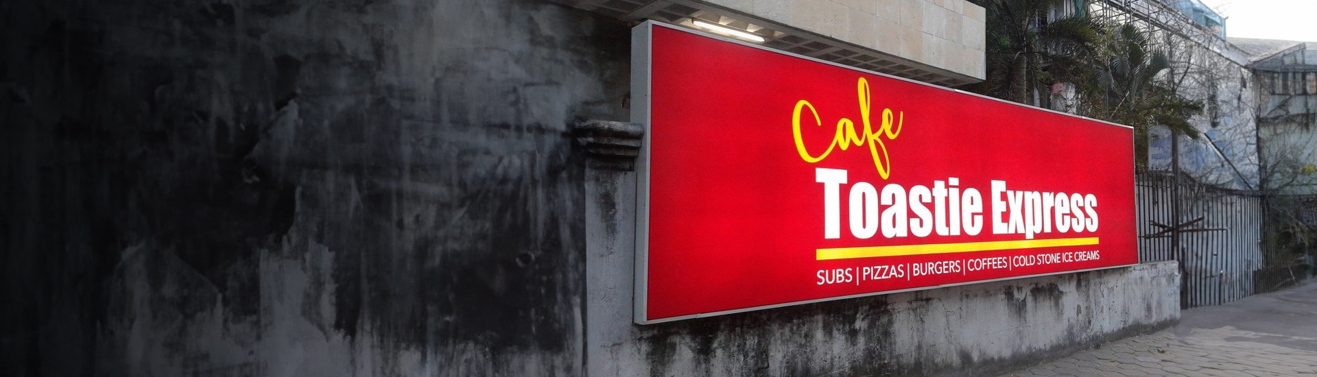 Glow signage board