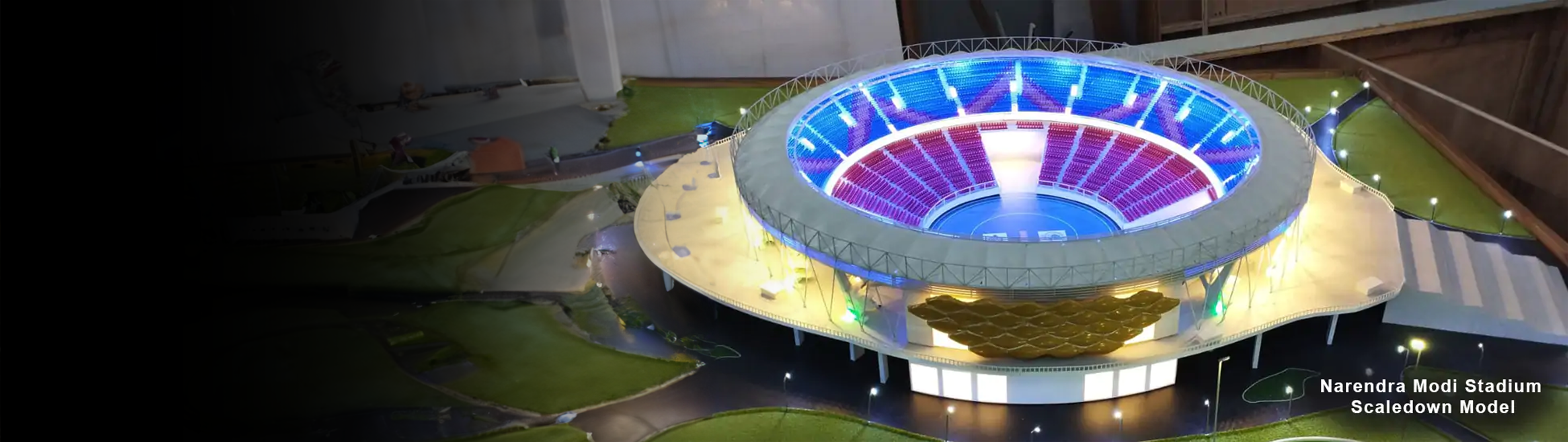 colour jet 3d printing-(Narendra Modi Stadium -3D model)