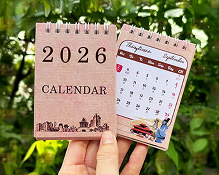 Custom 2026 Pocket Calendar