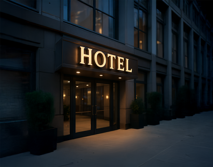 Hotel Sign Board