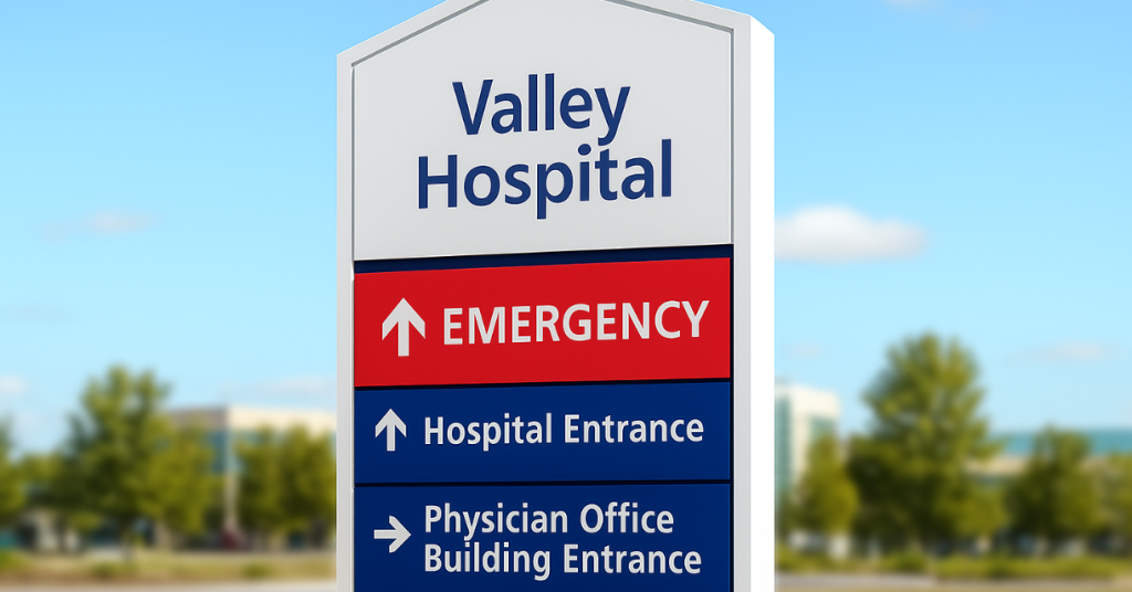 Directional Hospital Signage