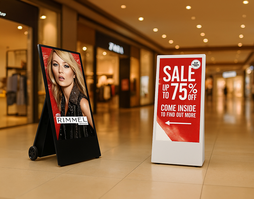 Moveable Digital Signage