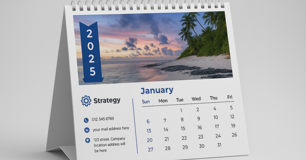 Desk Calendar Printing