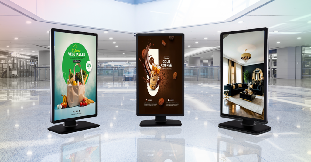 Free Standing Digital Display