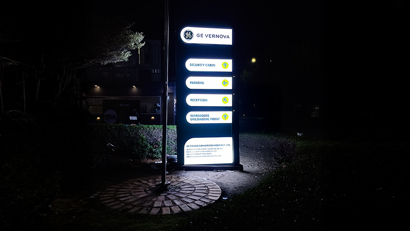 GE Vernovo Signage