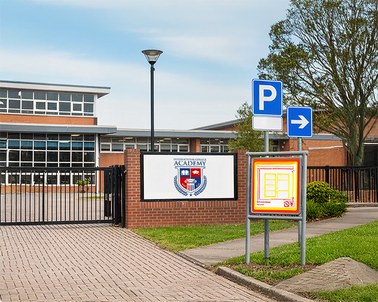 School Sign Board