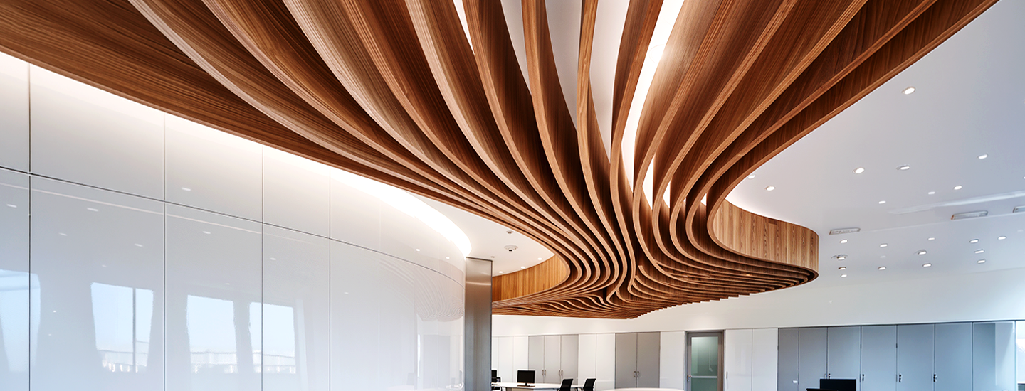 CNC Wood Carving Ceiling Design