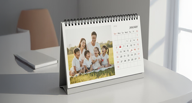 Custom Printed Photo Calendars