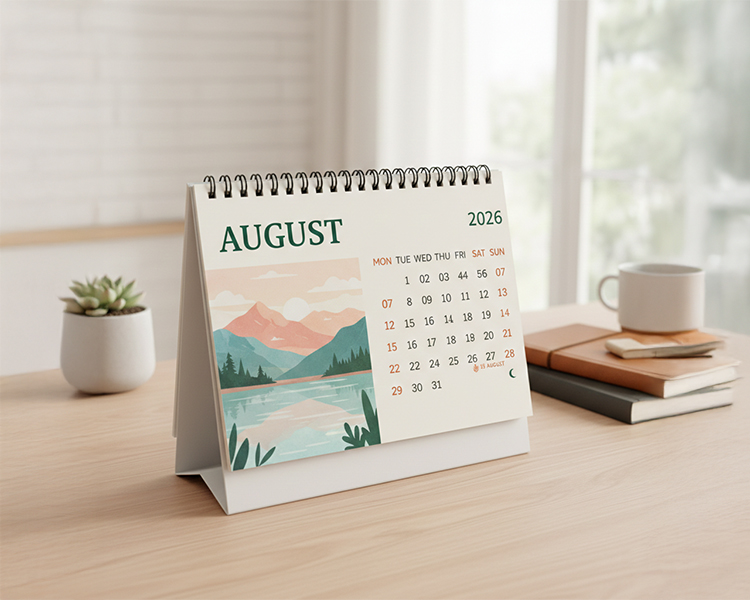 Desk Calendar Printing Salem 2026