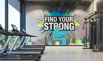 GYM Wall Graphics