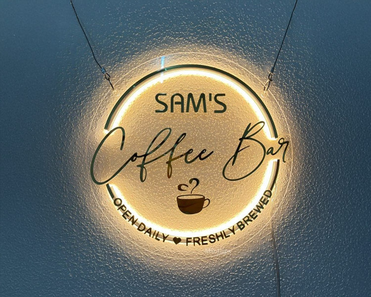 Glow Restaurant Signage Chennai