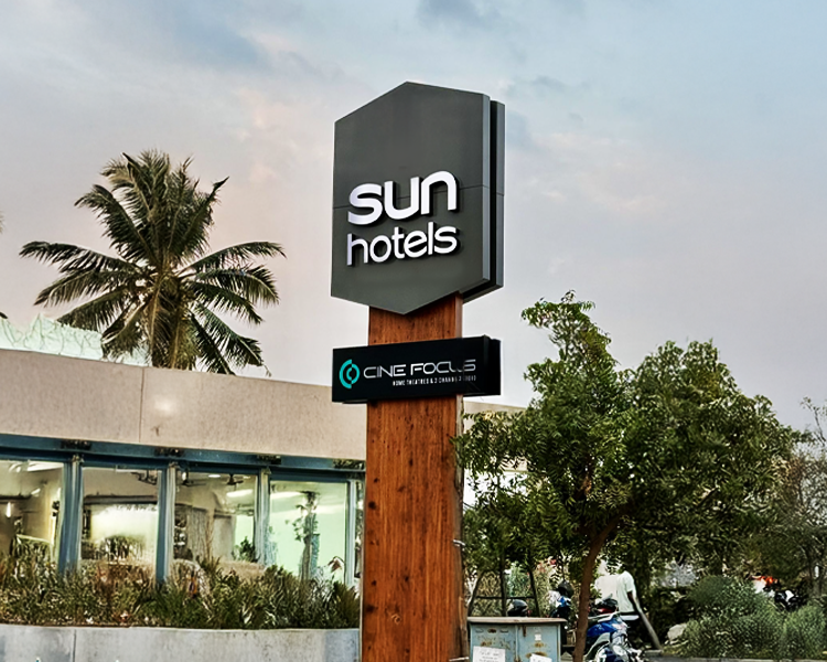 Hotel Outdoor Sign Board Chennai