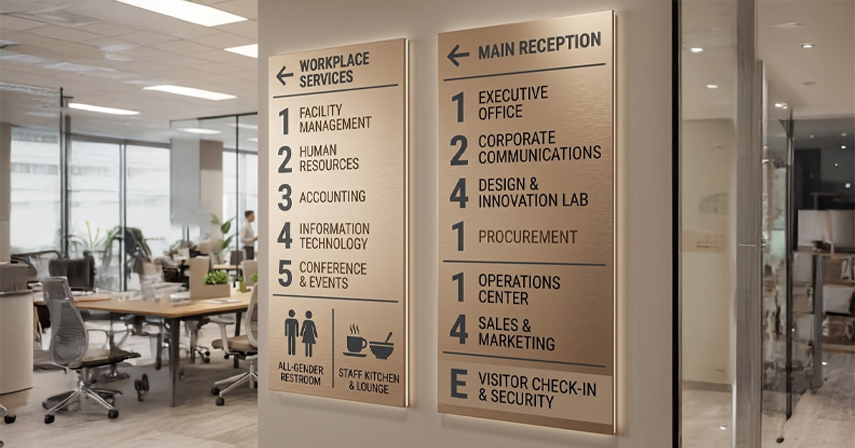 Directional Signage Board