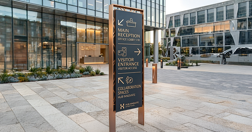 Outdoor Directional Sign Board