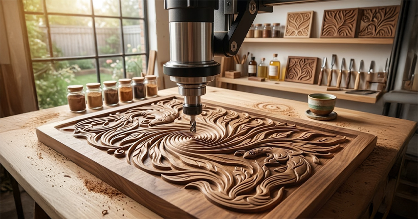 CNC Wood Carving for Interior Designers
