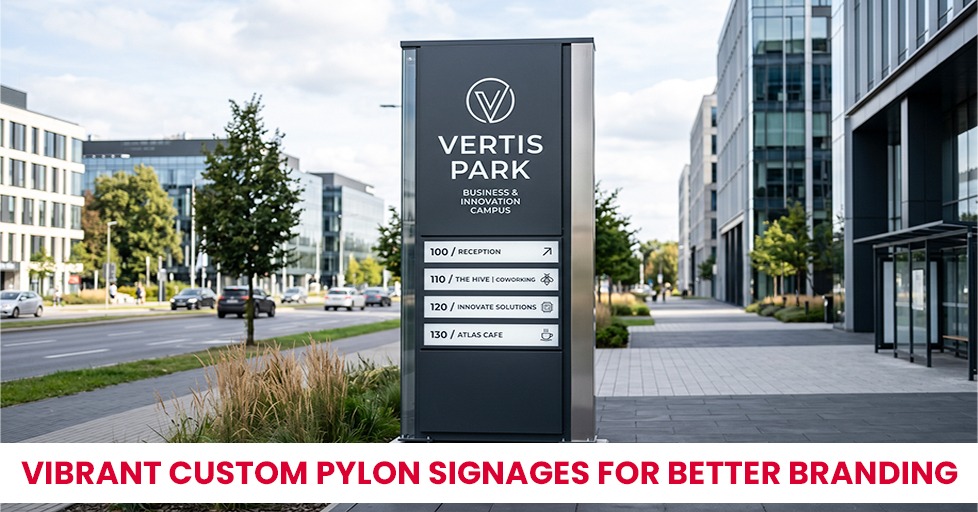 Custom Pylon Signages Design