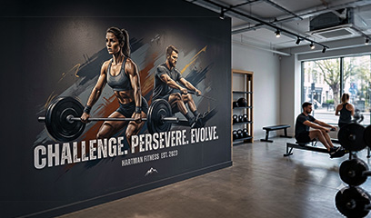 Gym Wall Murals