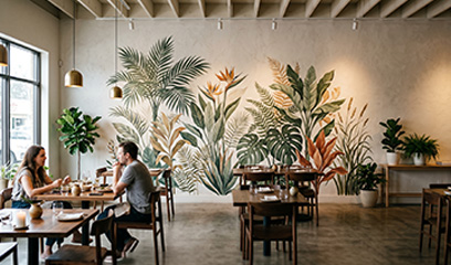 Restaurant Wall Murals