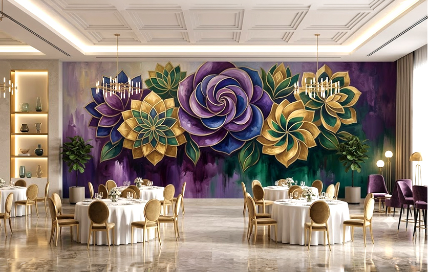 Banquet Hall Wall Murals