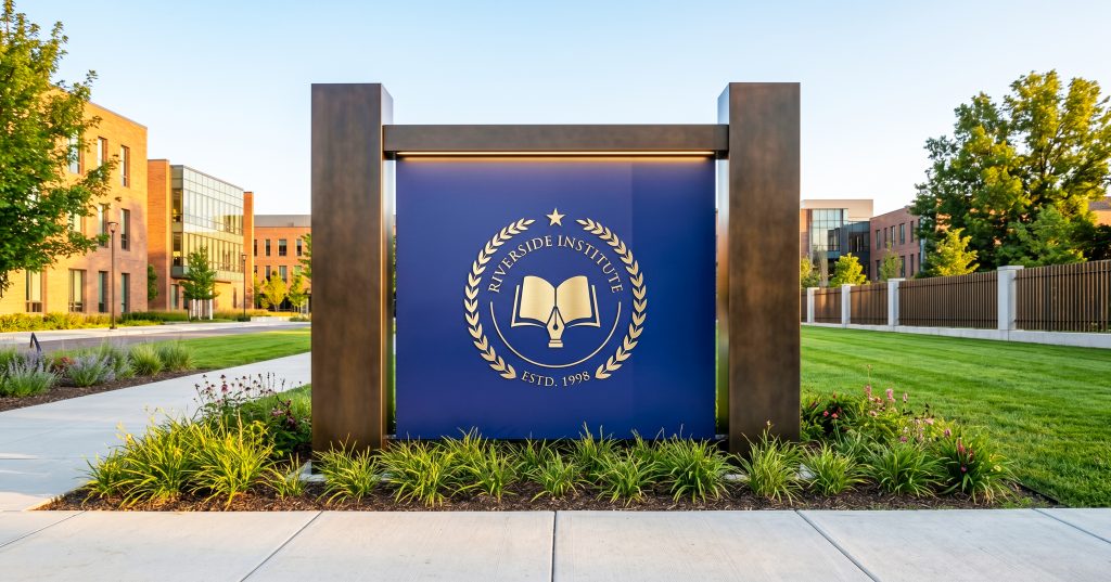 Custom School Signage Design