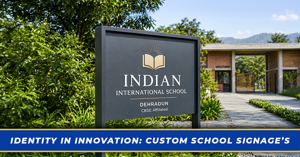 School sign board