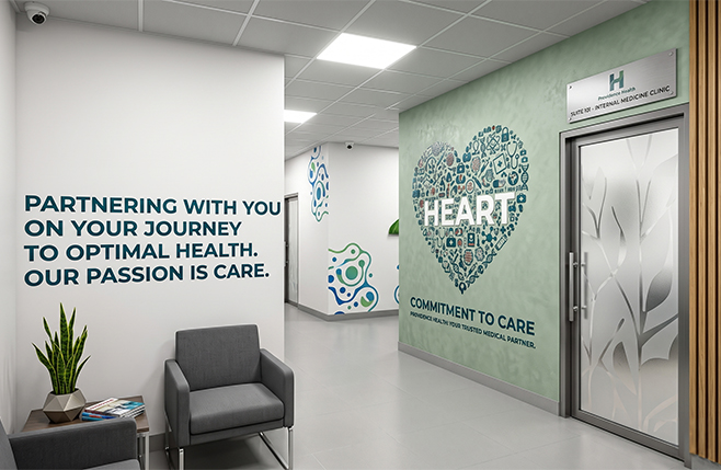 Hospital Wall Branding Bangalore