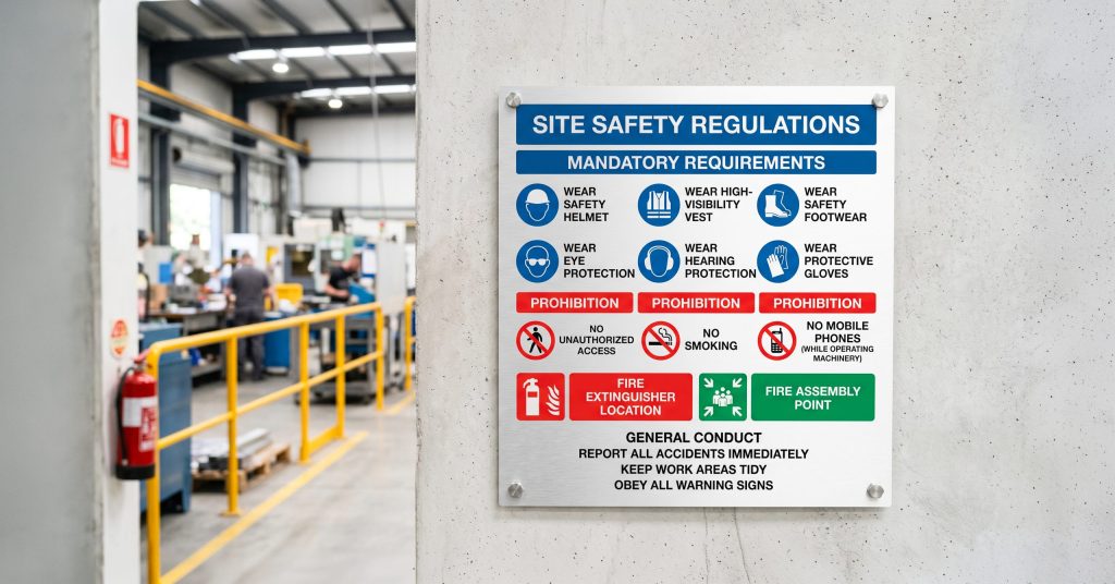 Industrial Safety Signage Bangalore