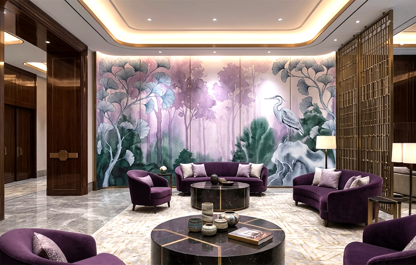 Lobby Wall Murals