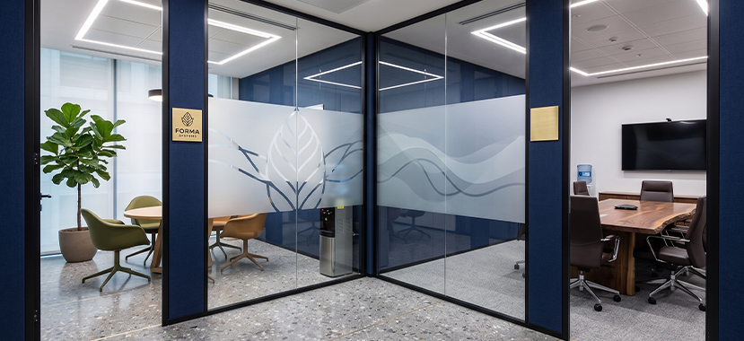 Office Frosted Glass Graphics