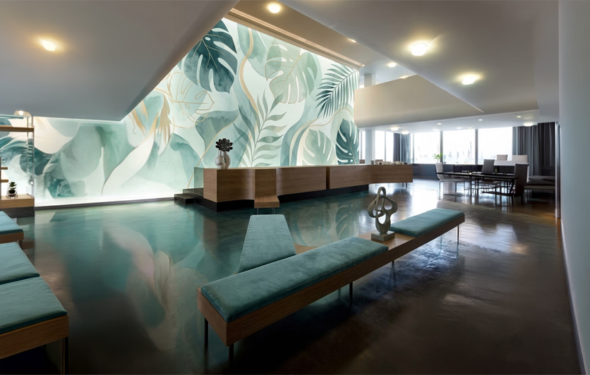 Reception Area Wall Murals