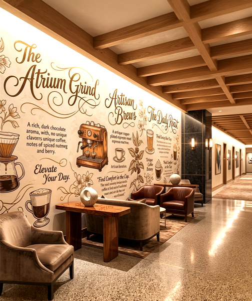 Restaurant & Cafe Wall Branding
