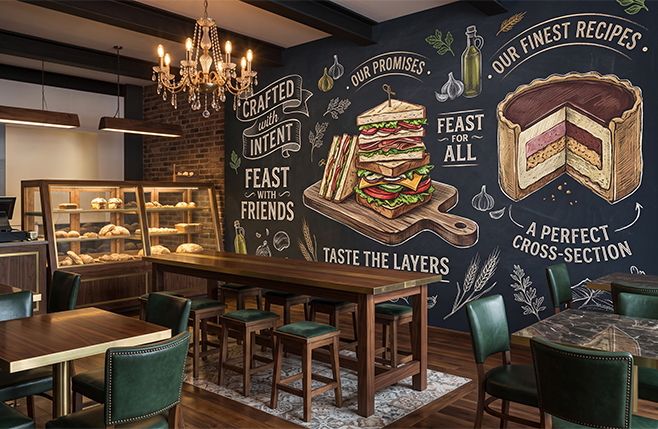 Restaurant Wall Decals Bangalore