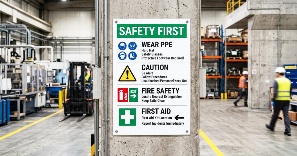 Safety Sign Boards Bangalore