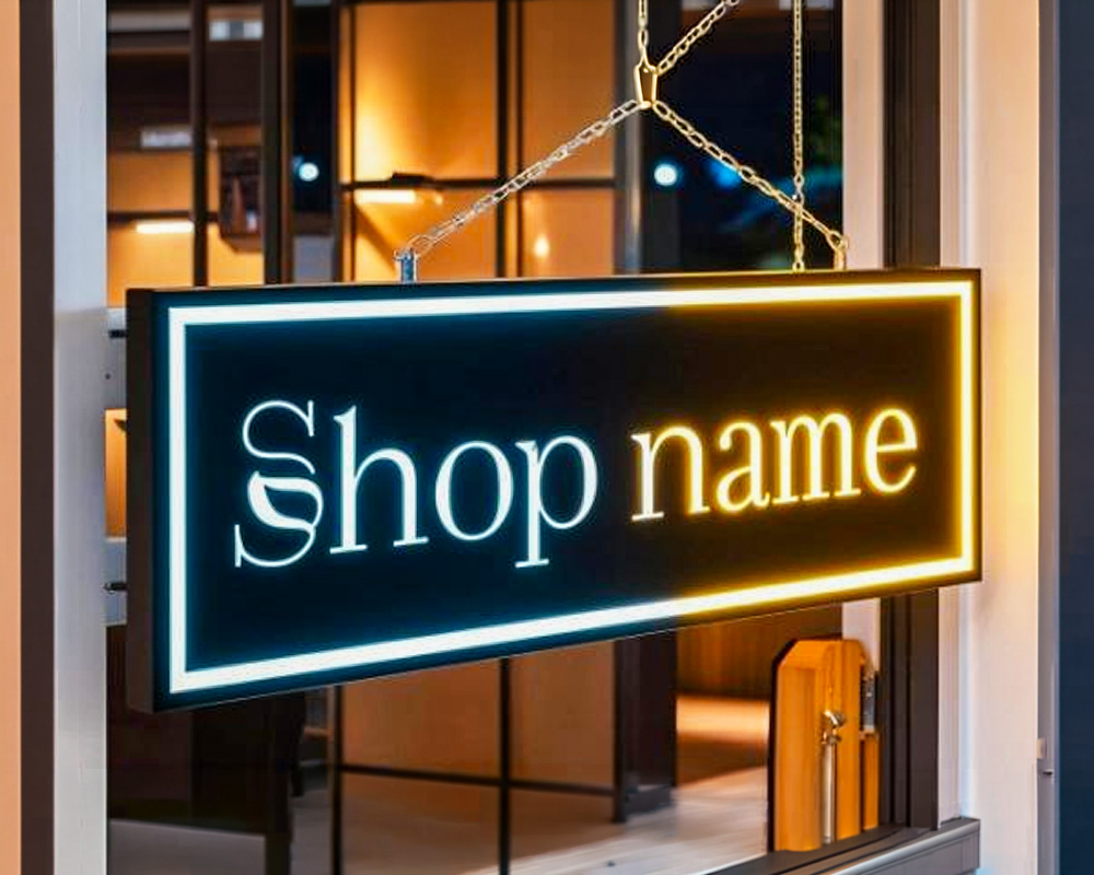 Shop Name Board