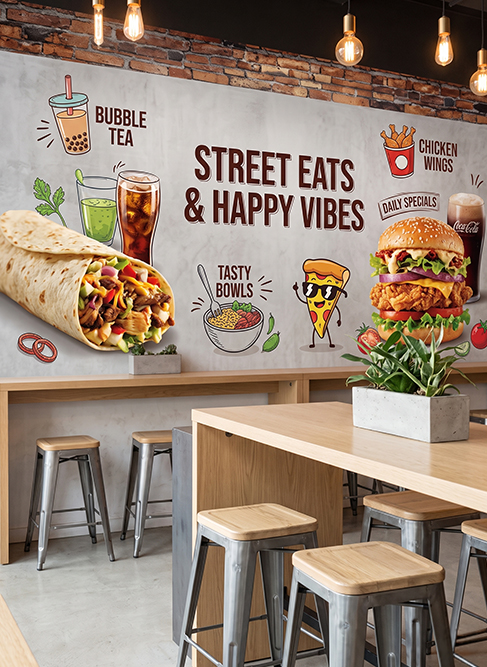 Wall Mural Restaurant Chennai