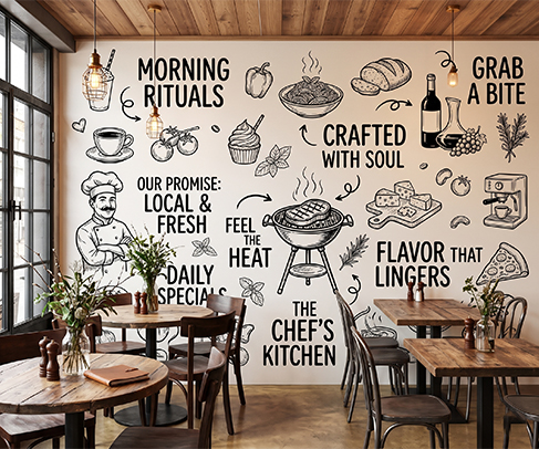 Wall Stickers Restaurant