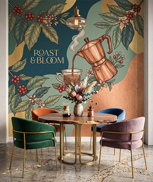 3D Wall Stickers for Restaurant