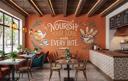 Cafeteria Wall Decals