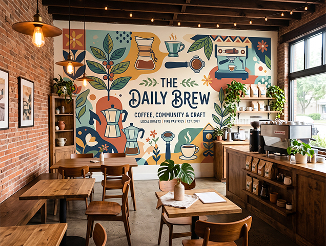 Cafeteria Wall Stickers