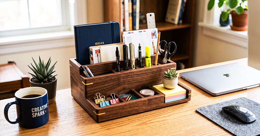 Custom Desk organizer