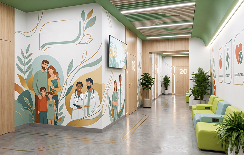 Hospital Wall Murals