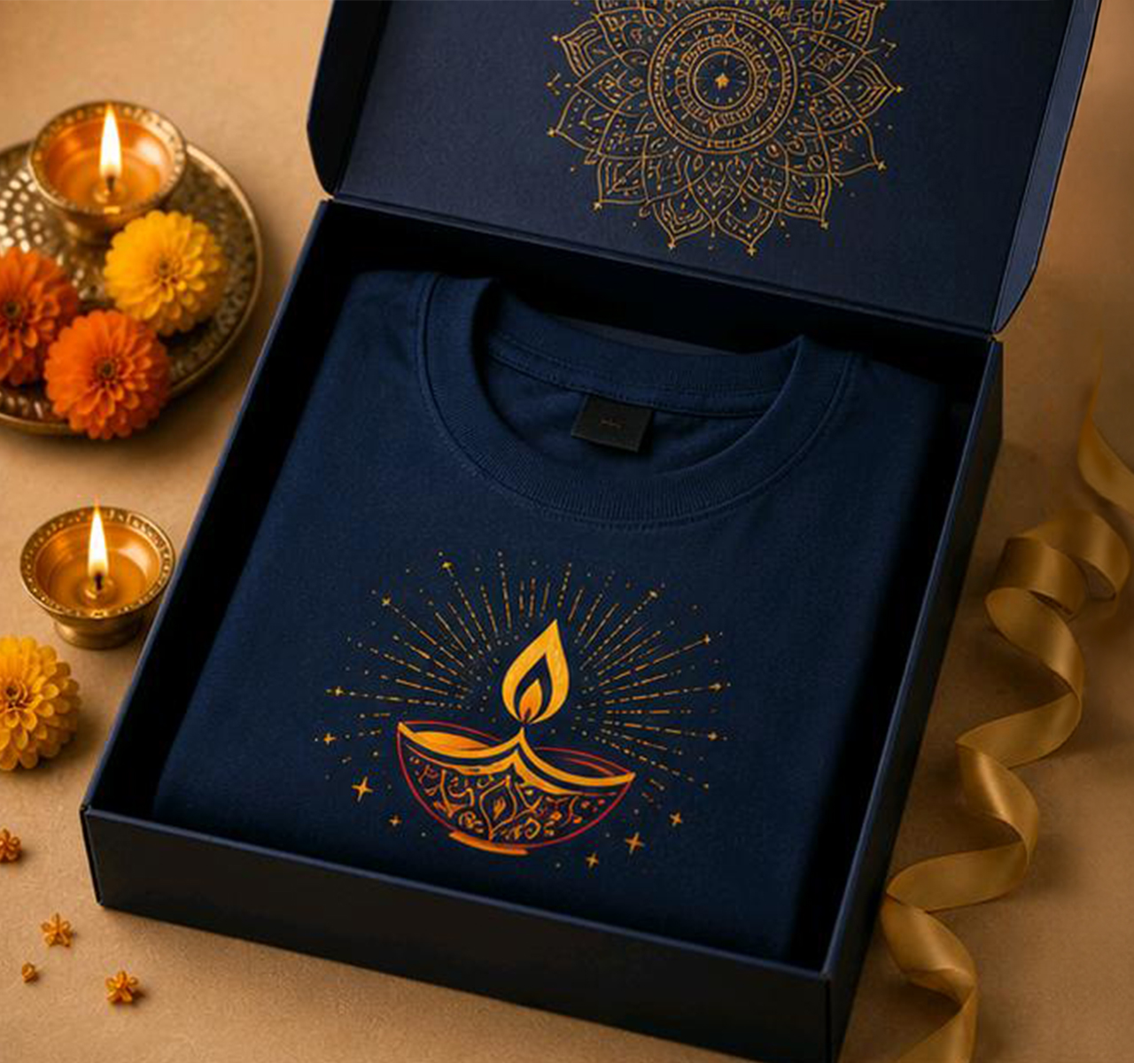 Custom Diwali T-Shirts Gifts