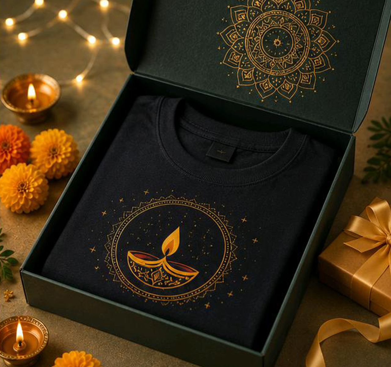 Custom Printed Diwali T-Shirts