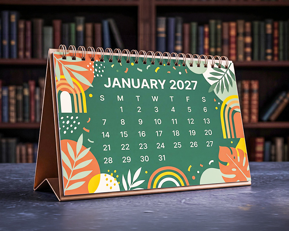 Custom Desk Calendar Printing