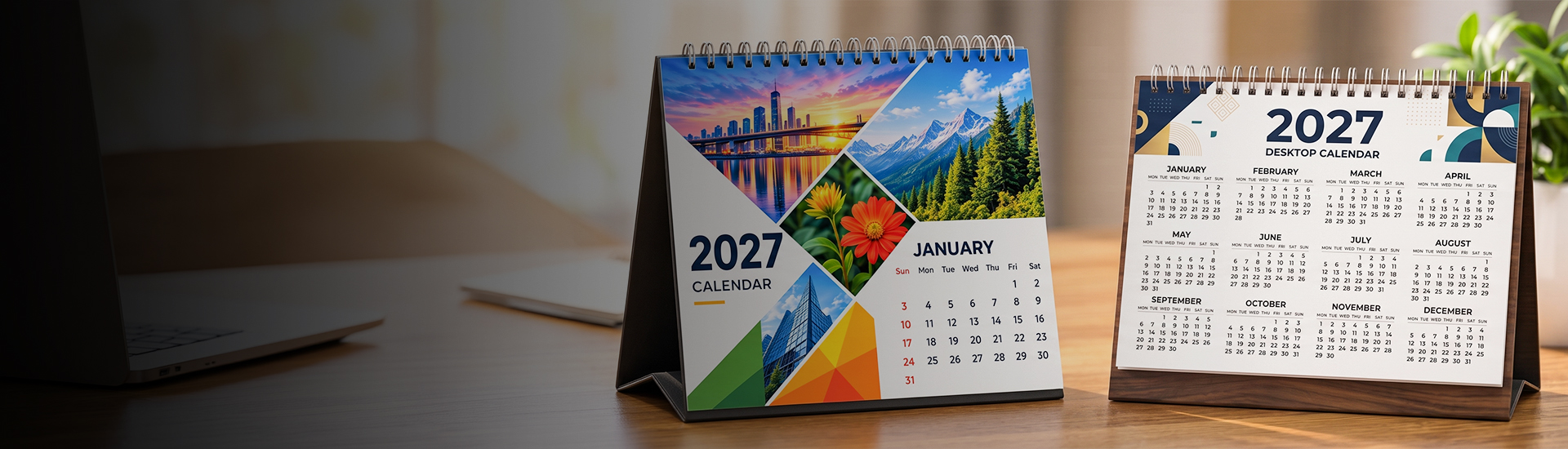 New Year Desk Calendar Printing