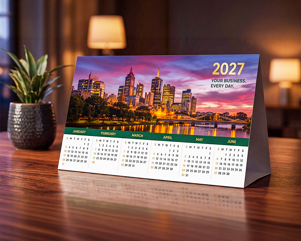 Personalised Table Calendar