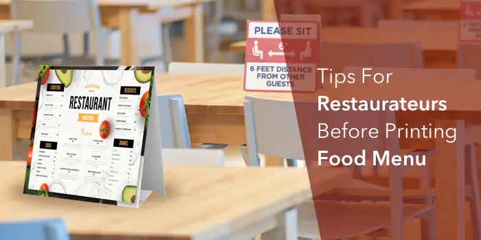 Proven Tips for Restauranteurs Before Printing Food Menu