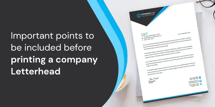 Important points to be included before printing a company Letterhead ( by law)